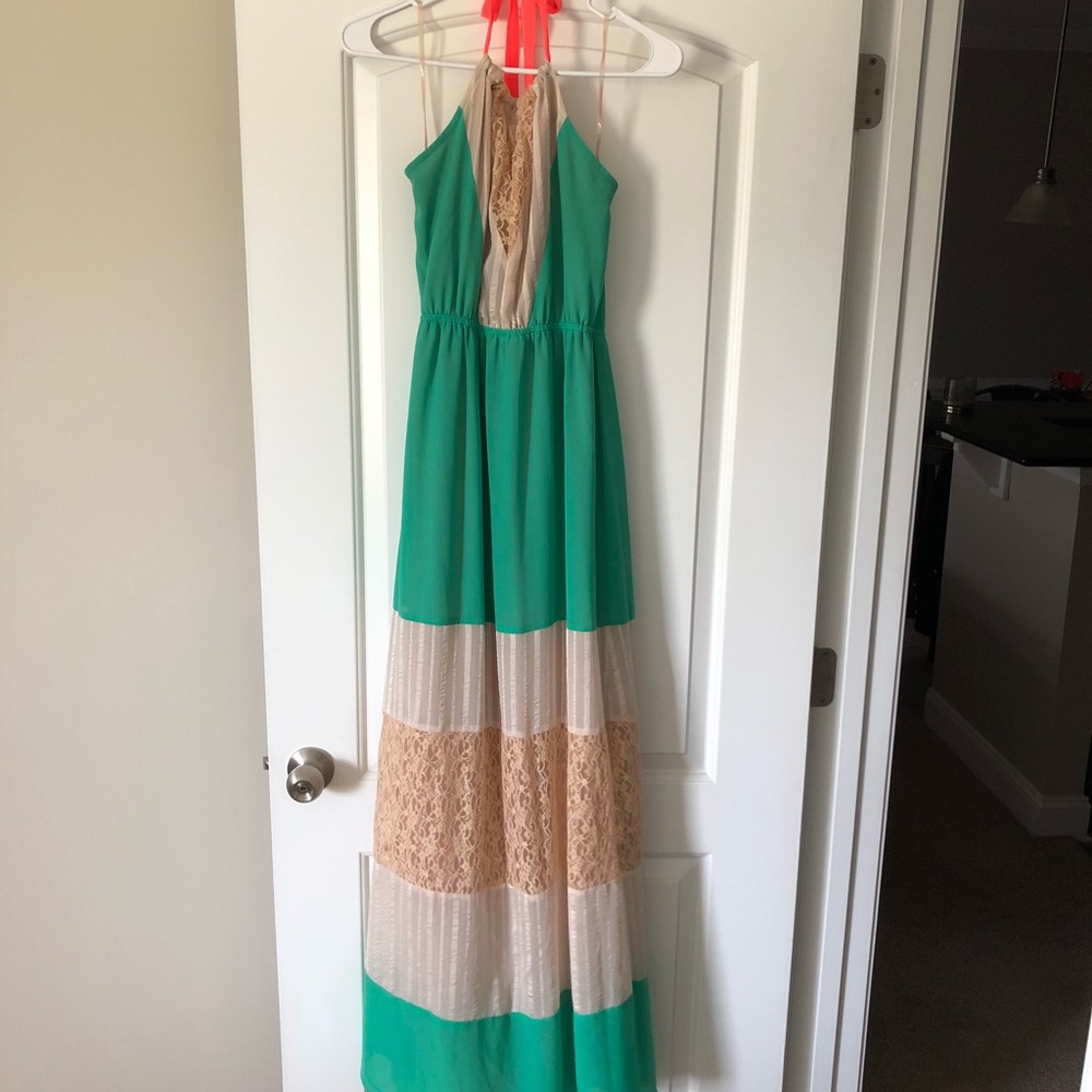 Buckle Maxi Dress